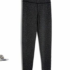 Aerie Charcoal Animal Print Leggings- leopard- offline line